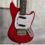 Custom Mustang Electric Guitar Red S-S Pickups Rosewood Fretboard 