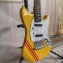 Custom Fender Mustang Style Vintera II '70S Competition Mtang Electric Guitar SS Pickup Dot Inlay