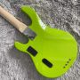 Custom 4 Strings Stingray Electric Bass Guitar in Green with White Pickguard Rosewood Fretboard