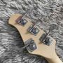 Custom 4 Strings Stingray Electric Bass Guitar in Green with White Pickguard Rosewood Fretboard