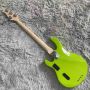 Custom 4 Strings Stingray Electric Bass Guitar in Green with White Pickguard Rosewood Fretboard