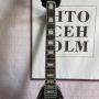Custom Factory Metallic Grey Silver V Shape Electric Guitar Closed Pickups Mahogany Body&Neck