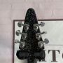 Custom Factory Metallic Grey Silver V Shape Electric Guitar Closed Pickups Mahogany Body&Neck