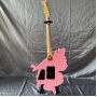 Custom Beauty Twin Girls Irregular Body Electric Guitar in Pink Color