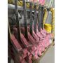 Custom Beauty Twin Girls Irregular Body Electric Guitar in Pink Color