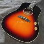 Custom Dreadnought Gibson Style J-45S Acoustic Guitar in Sunburst Color, Customized LOGO 