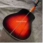 Custom Dreadnought Gibson Style J-45S Acoustic Guitar in Sunburst Color, Customized LOGO 
