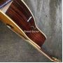 Custom OM Body Martin Style OM-45 Acoustic Guitar Yellow Painting, Customized LOGO 