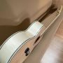 43 Inches sj200 Solid Spruce Jumbo Acoustic Guitar Abalone Inlays Flamed Maple Back Side