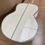 43 Inches sj200 Solid Spruce Jumbo Acoustic Guitar Abalone Inlays Flamed Maple Back Side