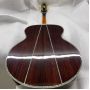 Custom Gibson Style SJ200AA Sunburst Color Solid Wood Acoustic Guitar SOLID BACK SIDE, HANDCARVED Guitar 
