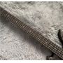 Custom 5 Strings Neck Through Body Burl Maple Top Special Body Electric Bass Guitar