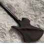 Custom 5 Strings Neck Through Body Burl Maple Top Special Body Electric Bass Guitar