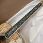 Custom Martin Clone 41 Inch Dreadnought D-45R Type Rotten Wood Acoustic Guitar with Abalone Inlays Rosewood Fingerboard