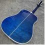 Custom Viper Blue Dove GB Style Acoustic Guitar Dreadnought Body 41 Inch