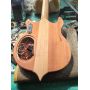 Custom Alembic Stanley Clarke Style 4 Strings Tree Burl Top Electric Bass Neck Thru Body Gold Part