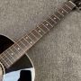 Custom 38 inch solid spruce top L body OO travel acoustic electric guitar silver tuner Gibson style 