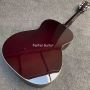 Custom 38 inch solid spruce top L body OO travel acoustic electric guitar silver tuner Gibson style 