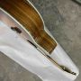 Custom Cherry burst Solid Spruce 43 Inch SJ200 Jumbo Acoustic Guitar Abalone Maple and Koa Back Side Gibson Style