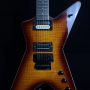Custom Deanbag Darrel Electric Guitar with Flame Top Floyd Rose in Sunburst