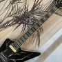 Custom Washburn Dean Body Style Electric Guitar with Tremolo bar HH Pickup