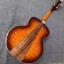 Custom GB Style 43 inch SJ-200 Jumbo Solid Spruce Wood Cherry Red Glossy Paint Acoustic Guitar