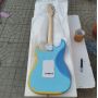 Custom Artist Series George Harrison Rocky 2025 - Sonic Blue / Art Image Electric Guitar