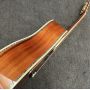 Left Handed D Body Solid Koa Top Acoustic Guitar with KOA Wood Back Side Abalone Binding Life Tree Inlay Deluxe KOA Guitar OEM