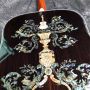 Custom Martin Style Deluxe D-100AA All Solid Wood 41 Inch D Type Spruce Acoustic Guitar Abalone Inlay Solid Rosewood Back Side