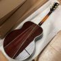 Custom Gibson Style Crown Monarch Type Sunburst Color SJ200 ALL Solid Wood Jumbo Acoustic Guitar