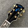 Custom GB Style Hummingbird Limited Viper Blue Acoustic Guitar, Customized Logo