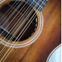 Custom 12 Strings Lefy Handed KOA Acoustic Guitar with Double B1G Soundhole Pickup, Lefty K24CE Acoustic Guitar, Guitar OEM
