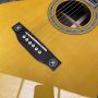 Custom OM Body Solid Rosewood Back Side Acoustic Guitar in Yellow Painting