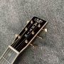 Custom OM Body Solid Rosewood Back Side Acoustic Guitar in Yellow Painting
