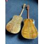 Custom Gold Phoebe Handcrafted All-Solid Dreadnought Acoustic Guitar