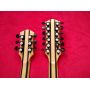 Custom Double neck Wydle Audio 6+12 Strings electric guitar with flamed maple top zakk guitar