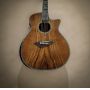 Custom All Solid Walnut GA Cutaway Acoustic Guitar with Double S1 PRO Pickup