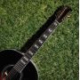 Custom Oversized 12 Strings Electric Acoustic Guitar, Solid Rosewood Back Side, Sunburst Color