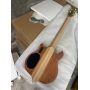 Custom Alembic Stanley Clarke Style 5 Strings Tree Burl Top Electric Bass Neck Thru Body Gold Part