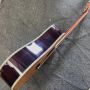 Custom Martin Style D-45AA Style Acoustic Guitar Abalone Inlay Solid Rosewood Back Side Customized Abalone Logo