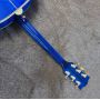 Custom SJ200 GB Gibson Jumbo Flamed Maple Acoustic Guitar in Blue