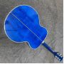 Custom SJ200 GB Gibson Jumbo Flamed Maple Acoustic Guitar in Blue