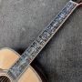 Custom Deluxe Lefty D Body Solid Rosewood Back Side Acoustic Guitar