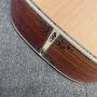Custom Deluxe Lefty D Body Solid Rosewood Back Side Acoustic Guitar