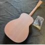 Custom 0-15AA Mahogany Back Side Acoustic Guitar DIY KITS